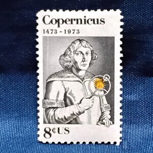 Uncirculated USA 1973 Copernicus 1473-1973 8 Cent Stamp!!